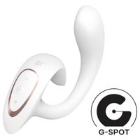 Satisfyer G pro Bohyně 1 - vibrátor na klitoris a bod G (bílý)