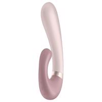 Satisfyer Heat Wave - chytrý, vyhřívací vibrátor s ramenem (béžový)