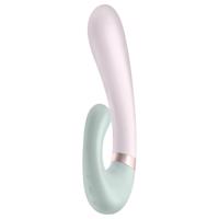 Satisfyer Heat Wave - inteligentní, ohřívací, vibrační rameno (máta)