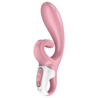 Satisfyer Hug Me - chytrý vibrátor s ramínky na klitoris (růžový)