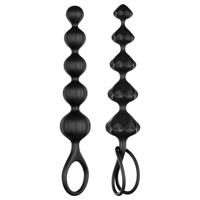 Satisfyer Love Beads - černý anální set s korálky