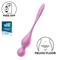 Satisfyer Love Birds 1 - chytrá vibrační venušina kulička (růžová)