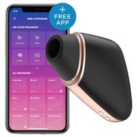 Satisfyer Love Triangle - inteligentní stimulátor klitorisu (černá)