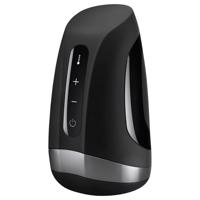 Satisfyer Men Heat - hřejivý vibrátor (černý)