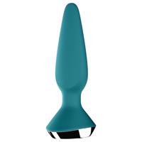 Satisfyer Plug-ilicious 1 - chytrý anální vibrátor (zelený)