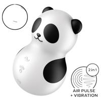 Satisfyer Pocket Panda - vlnový stimulátor klitorisu (černý)