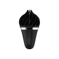 Satisfyer Sweet Treat - akumulátorový rotační klitorální vibrátor (černý)