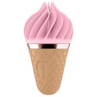 Satisfyer Sweet Treat - akumulátorový rotační vibrátor pro klitoris (růžovo-hnědá)