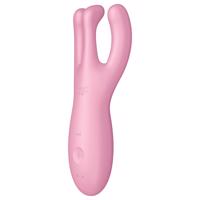 Satisfyer Threesome 4 - chytrý klitorální vibrátor (růžový)