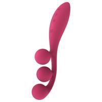 Satisfyer Tri Ball 1 - akumulátorový multifunkční vibrátor (červený)