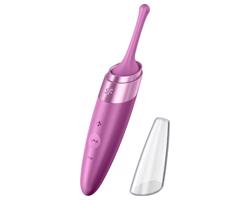 Satisfyer Twirling Delight - vodotěsný klitorisový vibrátor (fialový)