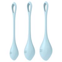 Satisfyer Yoni Power 2 - sada venušinych kuliček - modrá (3 kusy)