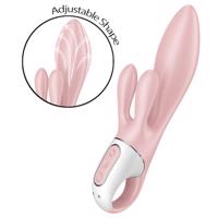 Satisfyer Zajícík 3 - nafukovací růžový vibrátor