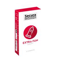 Secura Extra Fun - tečkovaný kondom 53mm (12 ks)