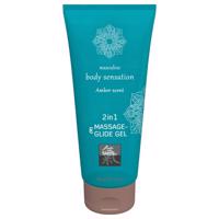 Shiatsu 2v1 Jantarová Vůně - masážní lubrikant - jantar (200ml)
