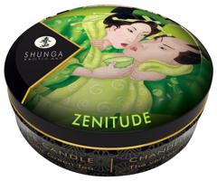 Shunga - Masážní svíčka - Zelený čaj (30 ml)