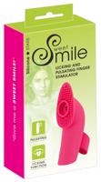 SMILE Licking - vzduchový jazýčkový prstový vibrátor (růžový)
