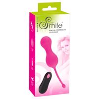 SMILE Love Balls - růžové vibrační vajíčko na dálkové ovládání