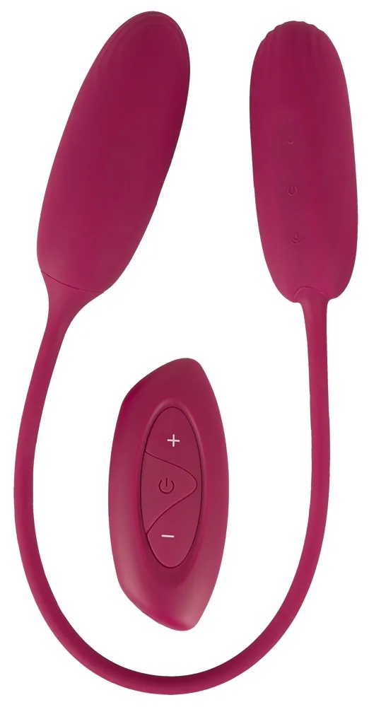 Smile Love Egg Duo - Vibrating Pleasure Eggs Set (Front & Back)