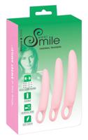 SMILE - Vaginální trenažéry - růžová sada dildo (3 kusy)