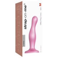 Strap-on-me Curvy M - vlnitý, s přísavkou dildo (růžový)