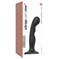 Strap-on-me P&amp;G S - zakřivené dildo s přísavkou (černé)