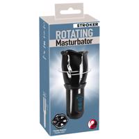 STROKER Rotating - akumulátorový rotační masturbátor (černý)
