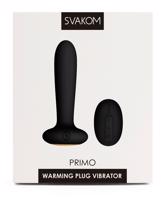 Svakom Primo – dobíjecí, vodotěsný, vyhřívaný anální vibrátor (černý)