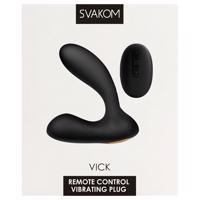 Svakom Vick - vodotěsný vibrátor na prostatu a G-bod (černý)