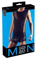 Svenjoyment - Pánský krajkový top (černý) - M