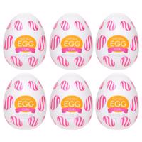 TENGA Egg Curl - sada 6 masturbačních vajíček