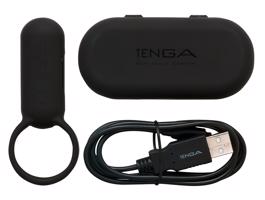 TENGA Smart Vibe vibrační kroužek na penis (černý)