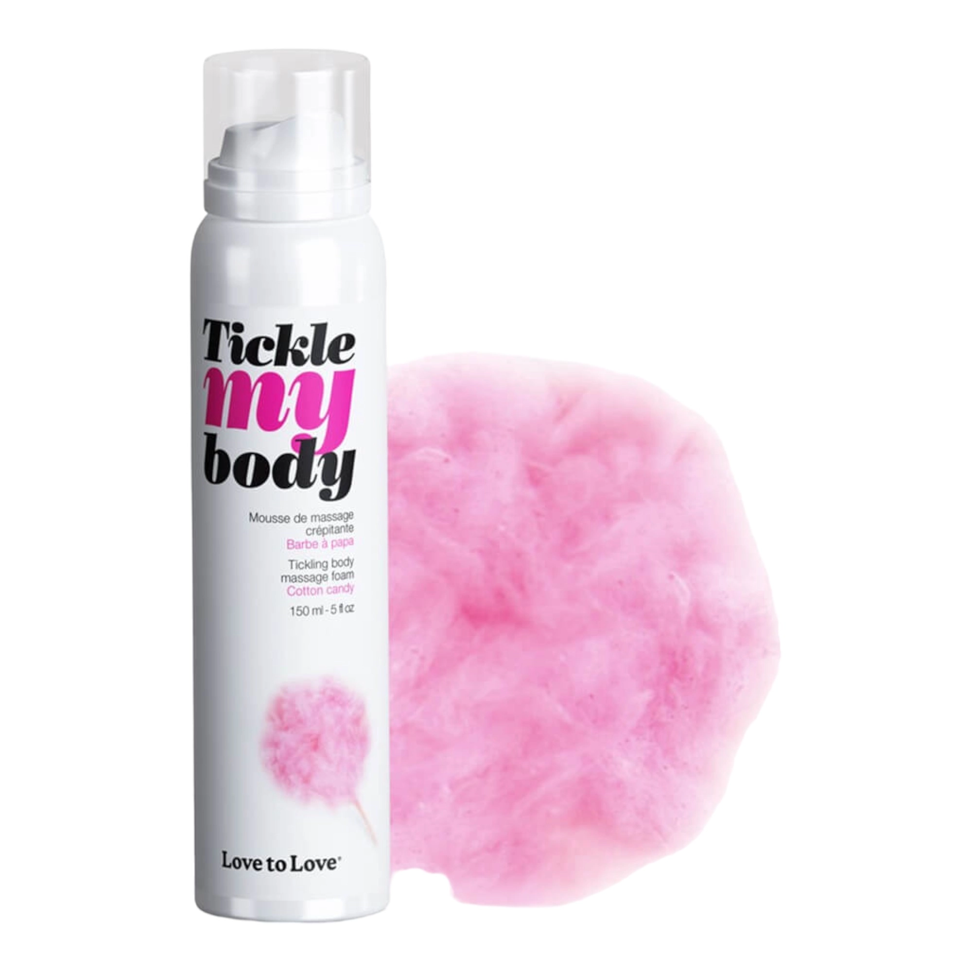 / Tickle My Body - Massage Foam - Cotton Candy (150ml)
