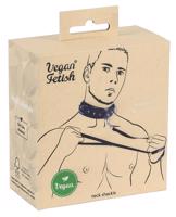 Vegan Fetish - černý obojek s ostny a vodítkem