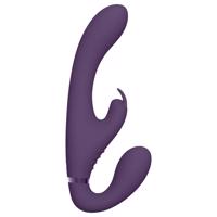 Vive Suki - připínací vibrátor bez popruhu (fialový)