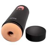 WYNE 07 - nabíjecí, vibrační-sací masturbátor (černý)