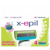 X-Epil - dámská holicí hlavice se 4 břity (4 ks)