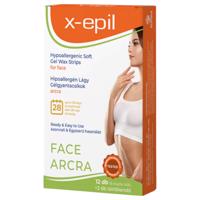 X-Epil - Hypoalergenní pásky na obličej (12 ks)