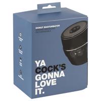 Ya Cock&#039;s Donut - akku, vodotěsný mužský masturbátor (černý)