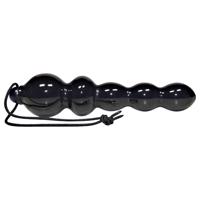 You2Toys Black Jack - anální dildo s korálky (černé)