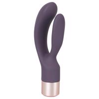 You2Toys Elegant Double - elegantní vibrátor s ramínkem (fialový)