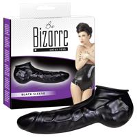 You2Toys - Latexový penisový a varlatový plášť (černý) - Be Bizarre