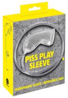 You2Toys Piss Play Sleeve - transparentní nástavec s vývodem