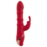 You2Toys Rabbit - vibrační kroužek s pohybem (červený)