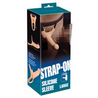 You2Toys - Velký strap-on s dutým dildo - tělová barva